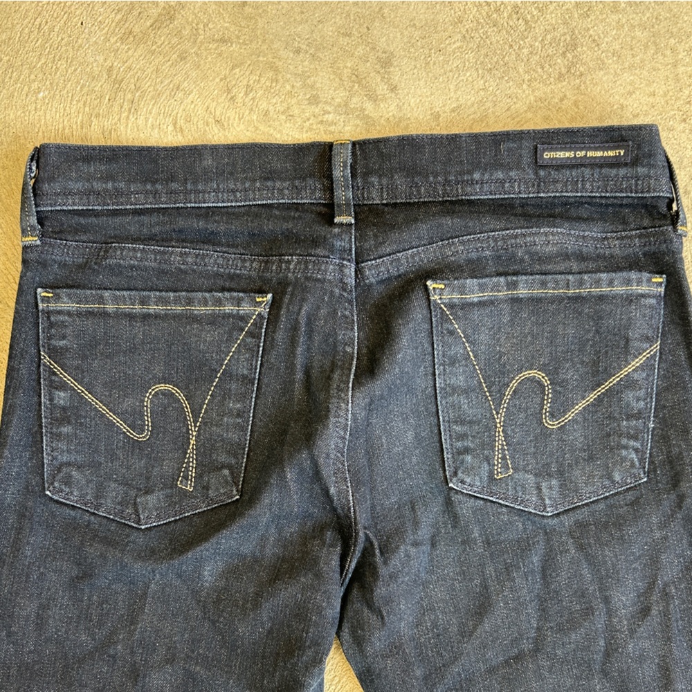 Citizens of Humanity Denim Jeans Ingrid Stretch Low Waist Flare Women Size 28 - Picture 4 of 16